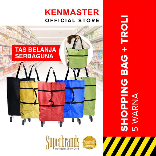 [EZM.2500473] Tas Belanja Lipat Roda Serbaguna NM-107 / Trolly Shopping Bag - Warna