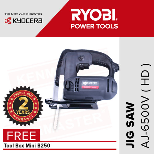 [EZM.2500491] Kyocera Jig Saw AJ6500V / Mesin Gergaji (HD) FREE Tool Box+Face Shield