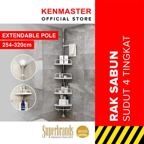 [EZM.2500709] Hanger Gantungan Kamar Mandi - Multi Corner Shelf GY-188