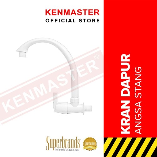 [EZM.2500755] Kenmaster Keran Angsa Tembok Plastik (ABS) Blimbing VMM
