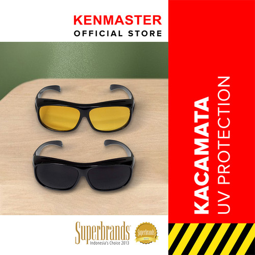 [EZM.2500759] Kaca Mata Pro Vision UV Protection 2 Pcs Anti Silau Siang dan Malam Ha