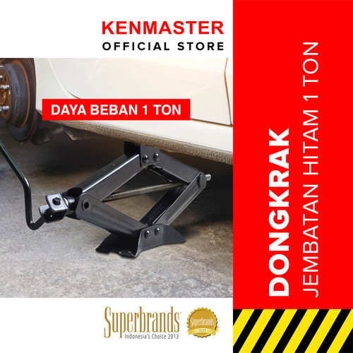 [EZM.2500927] Kenmaster Dongkrak Jembatan 1 Ton Hitam - DKRK015