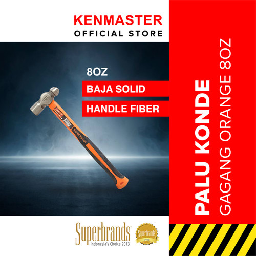 [EZM.2500966] Kenmaster Palu Kambing 8 Oz Orange Handle - PLUK065