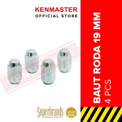 [EZM.2501140] Ghana Baut Roda 19mm 4pcs/set