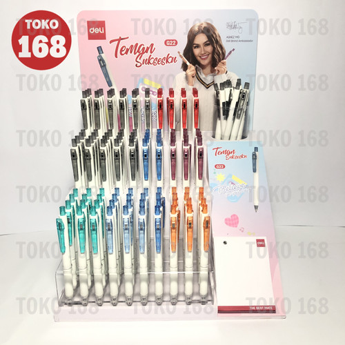 DELI X AGNES MO Color Gel Pen Pulpen Gel Warna 0.5mm EG22 (PCS)