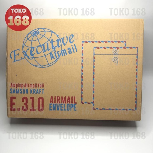 [EZO.6900111] EXECUTIVE Amplop Coklat Tali Airmail/Brown Airmail Envelope 310