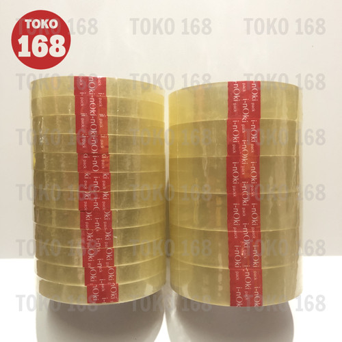 INOKI Solatip/Seal Tape/ Perekat Bening (KARTON)