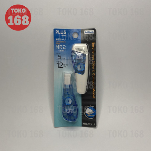 PLUS MR2 Mini Correction Tape / Tipex Kertas WH-645-11 (SET)