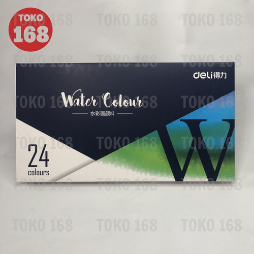 DELI Watercolor 24 Color / Cat Air 24 Warna 12ml 73852 (SET)