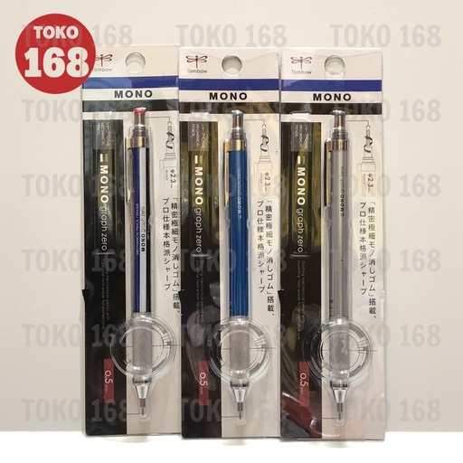 TOMBOW Mono Graph Zero Mechanic Pencil/Pensil Mekanik 0.5 DPA162 (PCS)