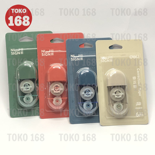DELI Nusign Correction Tape/ Tipex Kertas NS156 (PCS)