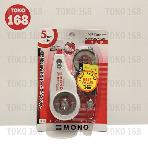 TOMBOW Mono Correction Tape/ Tipex Kertas + Refill (SET)