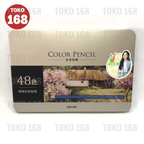 DELI Color Pencil / Pensil Warna 48 Warna 6567 (SET)