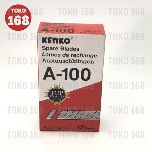 [EZO.6900163] KENKO Cutter Blade/Isi Cutter Kecil A-100 (PAK)