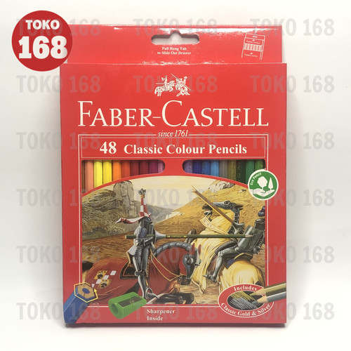 FABER CASTELL Pensil Warna/ Color Pencil 48 Warna (SET)