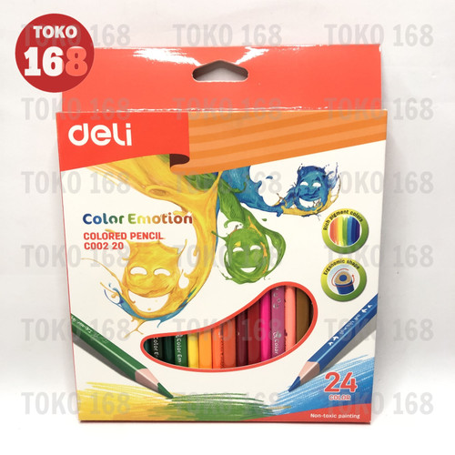 DELI Color Pencil / Pensil Warna 24 Warna EC00220 (SET)