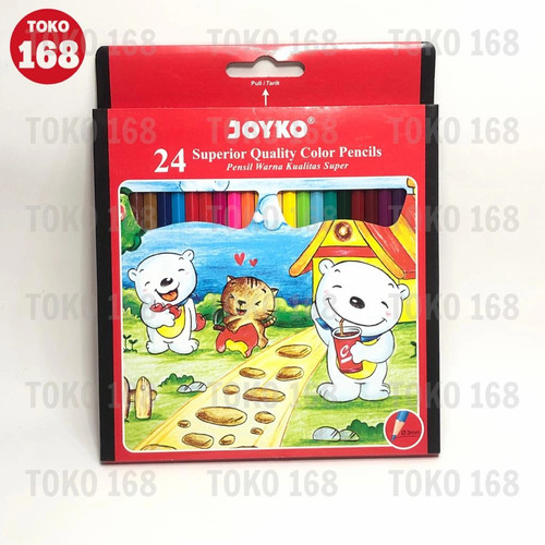 JOYKO Color Pencils 24 Colors / Pensil Warna 24 Warna CP-24PB (SET)