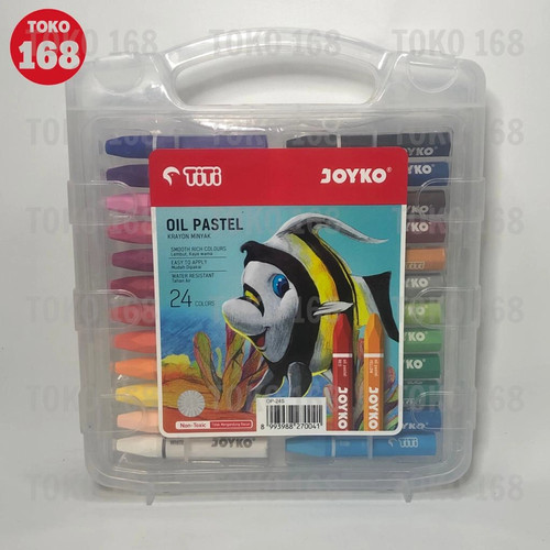 TITI JOYKO Oil Pastel 24 Colors / Krayon Minyak 24 Warna OP-24S (SET)