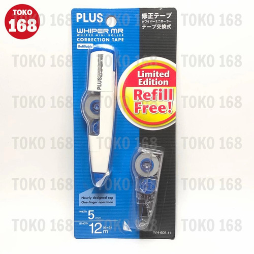 PLUS WHIPER MR Correction Tape / Tipex Kertas WH-605-11 (SET)
