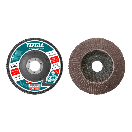 [EZM.8200059] TOTAL MATA AMPLAS SUSUN GRIT 120 / FLAP DISC TAC6310053