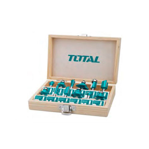 [EZM.8200112] TOTAL MATA ROUTER SET / ROUTER BITS SET (6mm) 12PCS TACSR0121