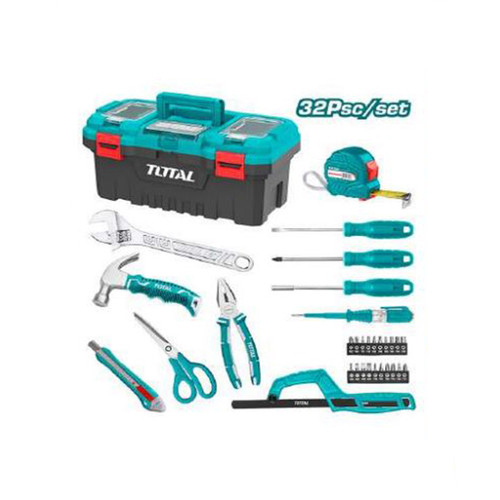 [EZM.8200114] TOTAL PERKAKAS TANGAN SET / HANDTOOLS SET 32 PCS THKTHP20326
