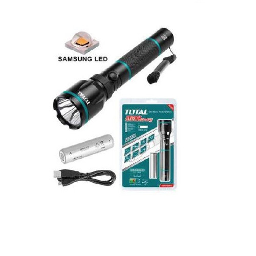 [EZM.8200455] TOTAL RECHARGEABLE LI-ION FLASHLIGHT / SENTER LED TCFL186503