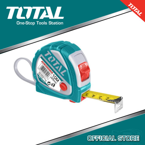 [EZM.8200457] TOTAL METERAN 10M/STEEL MEASURING TAPE TMT126101