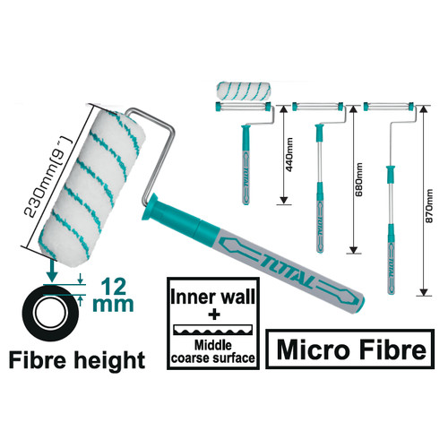 [EZM.8200475] TOTAL CAT ROLL TELESKOPIS / TELESCOPIC CYLINDER BRUSH THT8592T