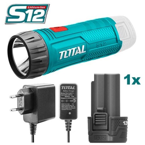 [EZM.8200194] TOTAL LITHIUM-ION FLASHLIGHT / SENTER CHARGER / SENTER TWLI1201