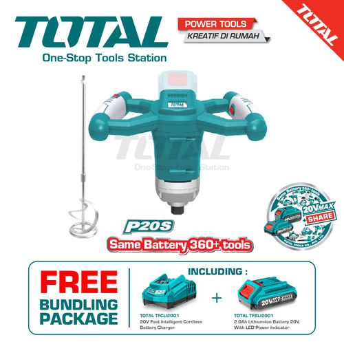 [EZM.8200205] TOTAL LITHIUM-ION PAINT MIXER/MESIN PENGADUK CAT TMXLI2001