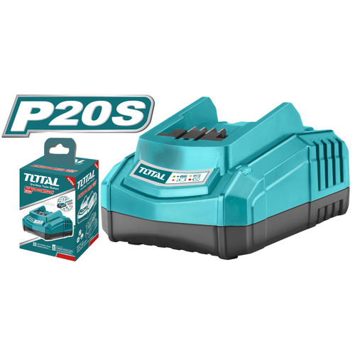 [EZM.8200263] TOTAL FAST INTELLIGENT CHARGER/CHARGER BATERAI TOOL TFCLI2001