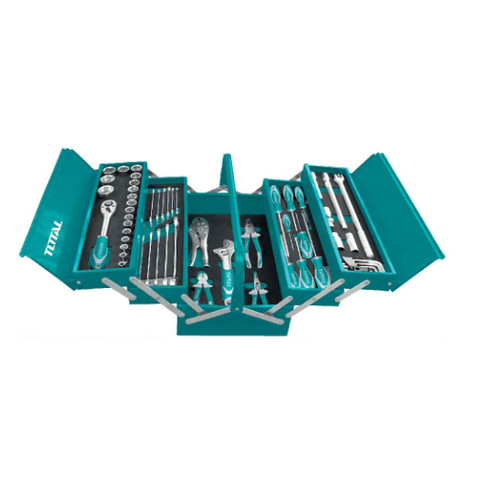 [EZM.8200288] TOTAL ALAT PERKAKAS/HAND TOOLS SET 59PCS THTCS12591