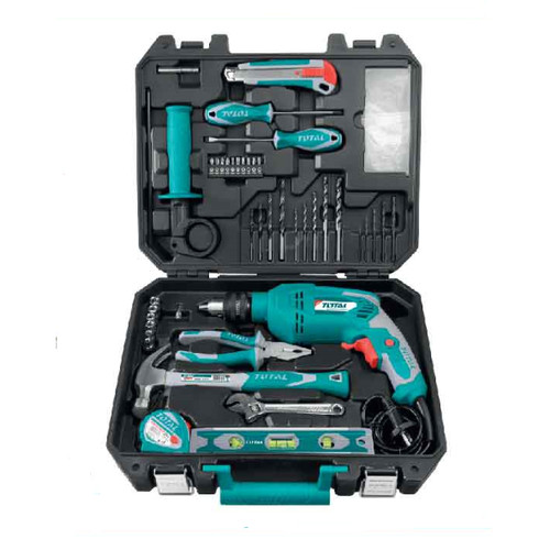 [EZM.8200401] TOTAL 13MM IMPACT DRILL SET 101PCS/TOOLS SET THKTHP1012
