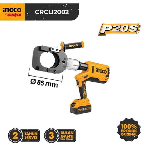 P20S Hydraulic Cable Cutter (60kN) INGCO CRCLI2002 Mesin Potong Kabel