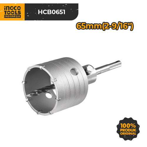 [EZM.8100335] Hole Core Bit TCT (65mm) INGCO HCB0651 Mata Bor Pelubang Tembok Beton