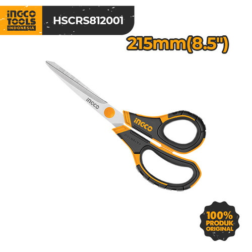 [EZM.8100681] Scissors (8,5" 215mm) INGCO Gunting Stainless Steel Serbaguna