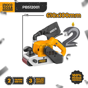 [EZM.8100347] Belt Sander (4"/100x610mm) INGCO PBS12001 Mesin Amplas Sabuk Tank Inch