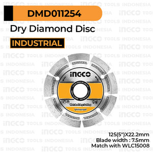 [EZM.8100348] Diamond Disc for WLC15008 (5") INGCO DMD011254 Mata Pisau Wall Chaser