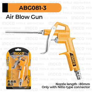 [EZM.8100397] Air Blow Gun (80 mm) INGCO ABG081-3 Semprotan Duster Tiup Peniup Angin