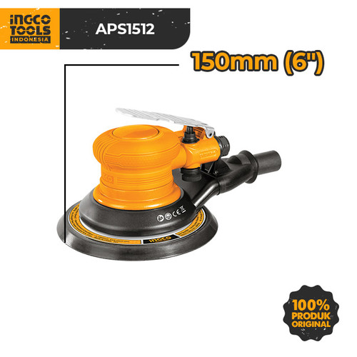 [EZM.8100443] Air Sander (6"/150 mm) INGCO APS1512 Mesin Amplas Angin Bulat Orbital