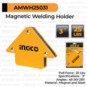 [EZM.8100447] Magnetic Welding Holder (3") INGCO AMWH25031 - Siku Magnet Las Arrow
