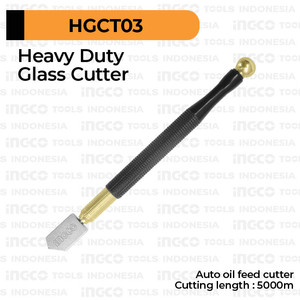 [EZM.8100487] Glass Cutter Knife INGCO HGCT03 Pisau Potong Kaca Minyak Oil Rolling