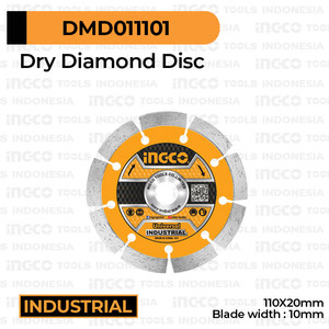[EZM.8100508] Diamond Wheel (Dry 110mm) INGCO - Mata Pisau Potong Keramik Marmer