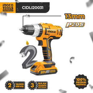 P20S Cordless Impact Drill (13mm) INGCO CIDLI20031 Bor Tembok Baterai