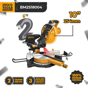 [EZM.8100520] Mitre Saw (10") INGCO BM2S18004 Mesin Miter Mitresaw Gergaji Aluminium
