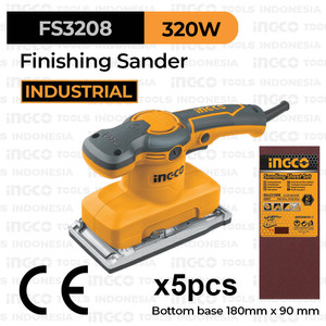 [EZM.8100566] Finishing Sander (180×90 mm) INGCO FS3208 - Mesin Amplas Kotak Halus