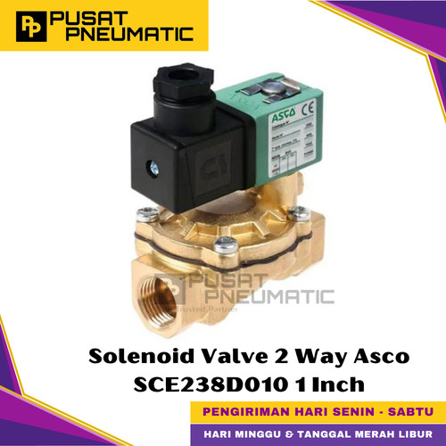 [EZM.9500981] 1" Solenoid Valve 2 Way ASCO Selenoid Type SCE238D010 Size 1 Inch