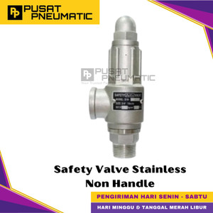 [EZM.9501043] 1" Safety Valve Stainless Non Handle 10 Bar Size 1 Inch