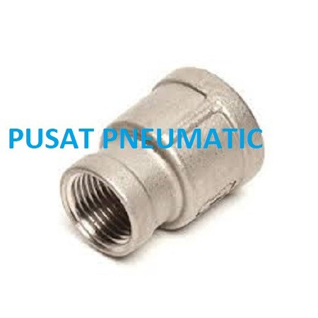 [EZM.9501383] Reducer Stainless steel 1/8" (Female) x 1/4" (female)